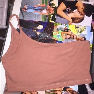 One strap crop top